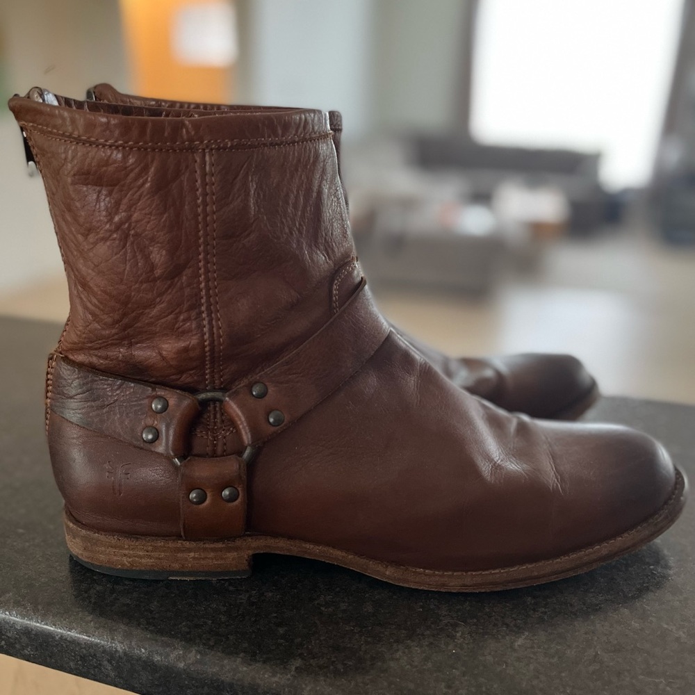 Men’s Frye leather harness boot size 11.5